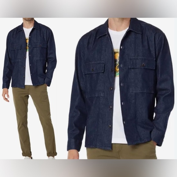 Ted Baker Baen Denim Utility Shacket size 6 - XXL (2XL) - nwt - 100% cotton - Picture 4 of 15